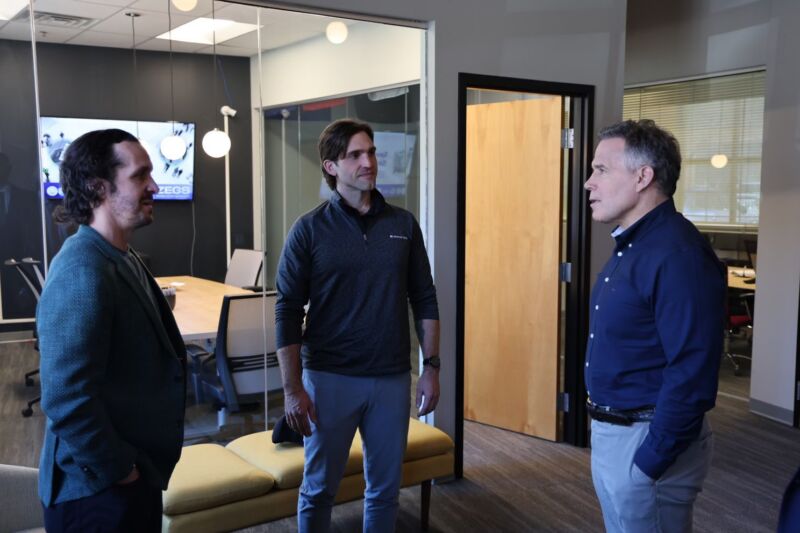 Image for the Tweet beginning: Great to visit ZeroEyes HQ