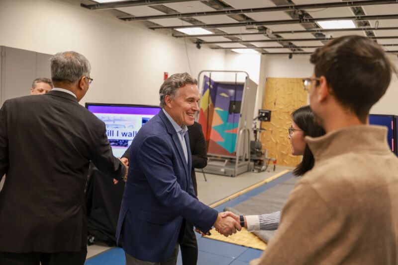 Image for the Tweet beginning: At @UPMC's Rehabilitation Institute, @NIHDirector_Jay