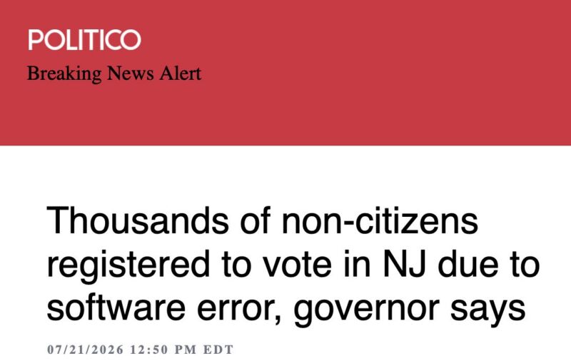 Image for the Tweet beginning: New Jersey just admitted 6,000