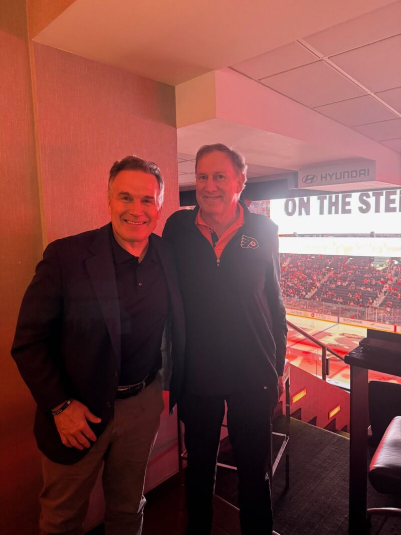 Image for the Tweet beginning: Great to watch a @NHLFlyers